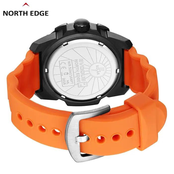 NORTH EDGE EVOQUE 2 hommes montre militaire numérique énergie solaire environnement hommes Sport mon
