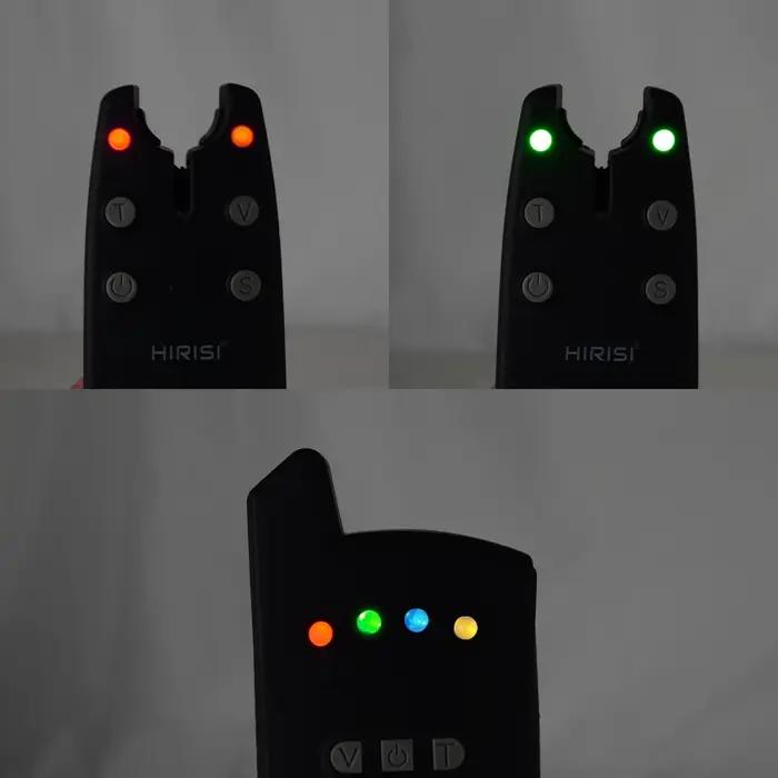 Kit d'Alarmes de touches 1+2 et 1+3 Sans fil Détecteurs Récepteur pour pêche carpe