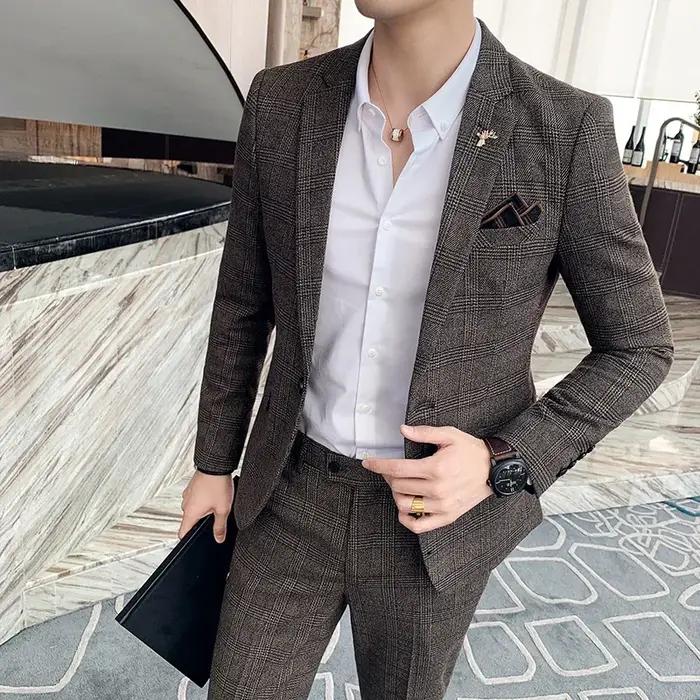 Blazer grande taille 7XL pour hommes, mode Business, Style italien, lin, loisirs, mariage pour emplo