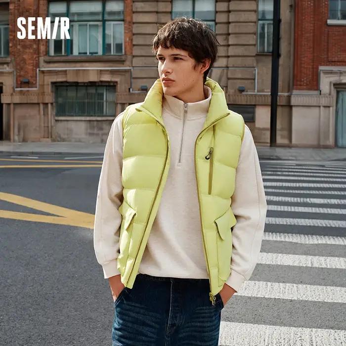 Semir vers le bas gilet hommes hiver 80% vers le bas remplissage trois résistant 2025 nouveaux Sport