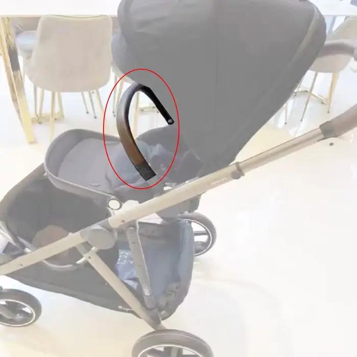 Bumosquito-Barre de pare-chocs pour Cybex Gazelle S Twin, accoudoir de poussette de bébé avec housse