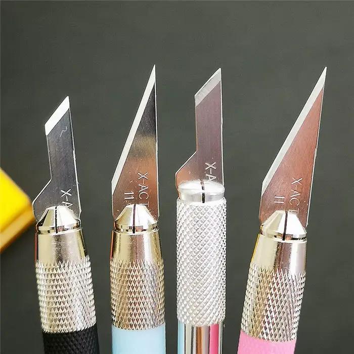 20 Lames de découpe pour sculpture sur bois, outils d'artisanat, de gravure et de sculpture, pour le