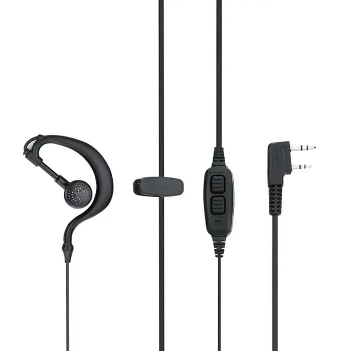 Écouteurs double PTT avec Microphone pour écouteurs transmetteur Baofeng BF-UV5R UV82 UV82L UV-89, c