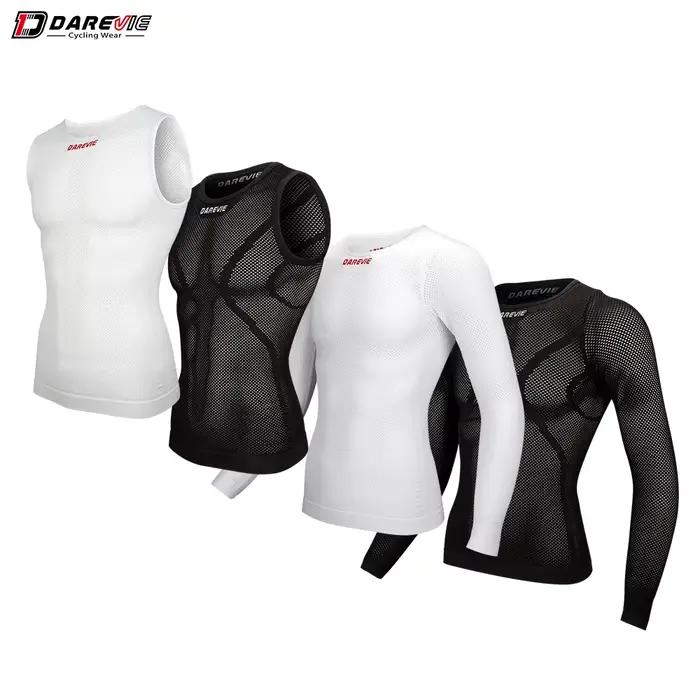 DAREVIE Cycling First Layer Man Compression Seamless Bicycle GYM Cycling Inner Man Sports Fishnet Sh