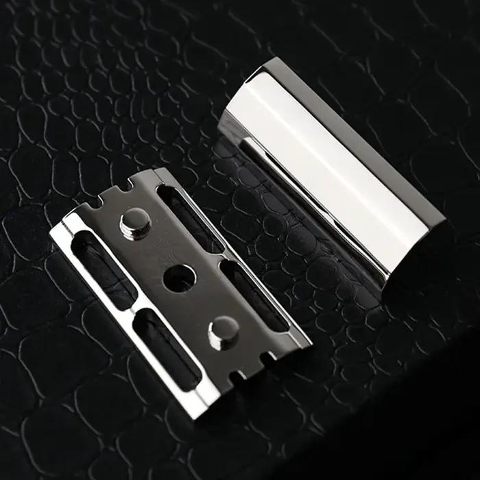 Tête de rasoir de sécurité à Double tranchant en acier inoxydable CNC 316L, accessoires de rasoir ma