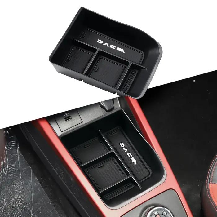 Boîte de rangement pour console centrale de voiture pour Dacia Spring pour Renault Kwid E-Tech 2021-