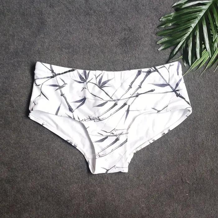 UXH hommes maillot de bain push-up maillots de bain taille basse maillots de bain surf plage Spandex