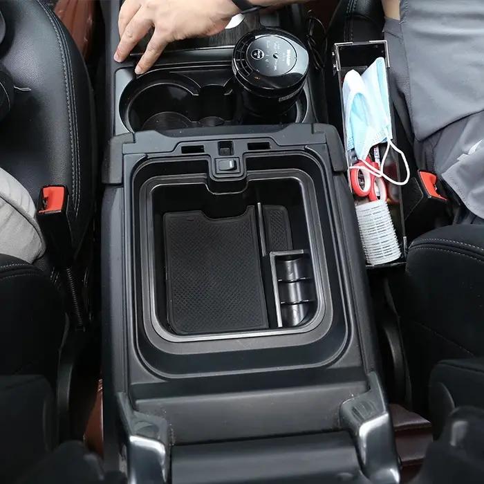 Accoudoir de Console centrale de voiture en plastique ABS, boîte de rangement pour Land Rover Discov