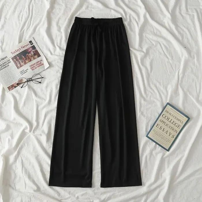 Ensembles de vêtements d'été pour adolescentes, nouveau haut tendance et pantalons à jambes larges,