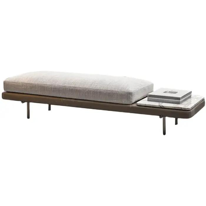 Pouf doux escabeau Salon nordique design hôtel luxe mode gain de place pied Tabouret chambre décor T