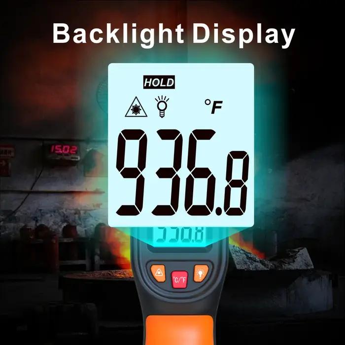 NJTY T600 Thermomètre infrarouge portable Température de chaleur pour testeur de cuisson Four à pizz