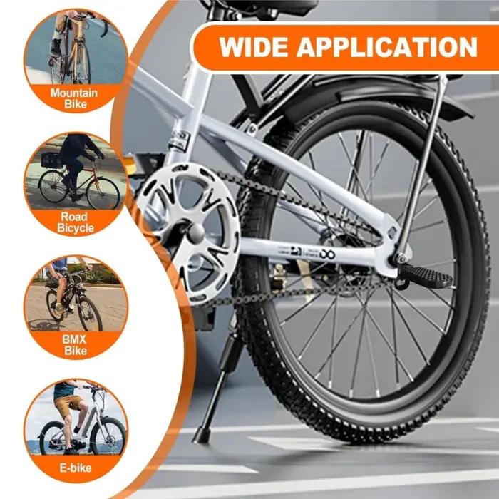 Pédale Arrière Pliable pour Vélo Électrique Motif Antidérapant en Alliage d'Aluminium Prise En Pied Sûre Facile À Ranger Pour Tous Les Cyclistes Occasions Spéciales