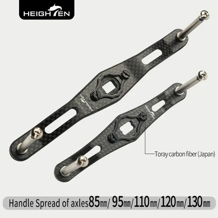 HEIGHTEN Shimano Daiwa – moulinet Baitcasting avec poignée en carbone, 110mm/120mm/130mm, sans bouto