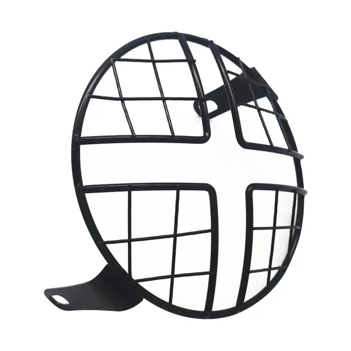6.5 "moto phare maille gril garde avant lampe maille Grille couverture protecteur pour café Racer Cr