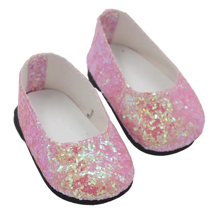 Chaussures de poupée de 7 Cm, vêtements, bottes faites à la main pour fille américaine de 18 pouces
