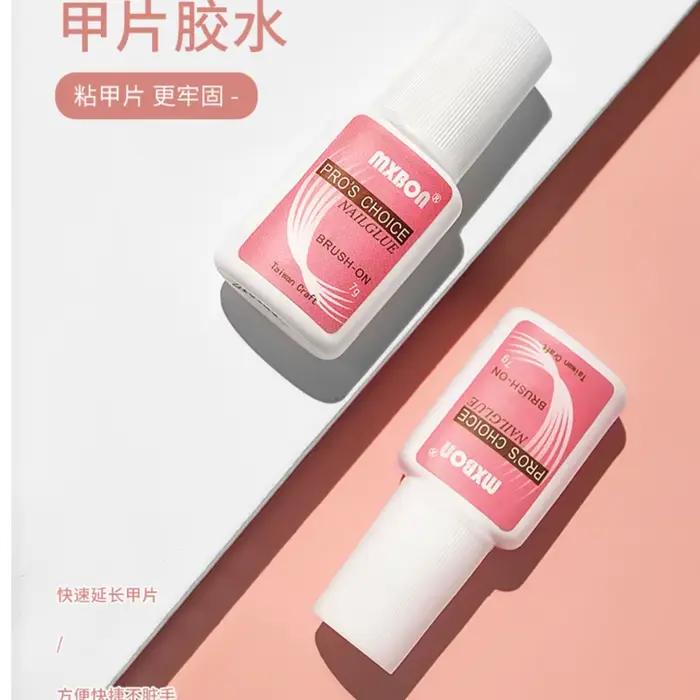 Colle professionnelle pour faux ongles, 7 g/bouteille, à séchage rapide, pour pointes d'ongles en ac