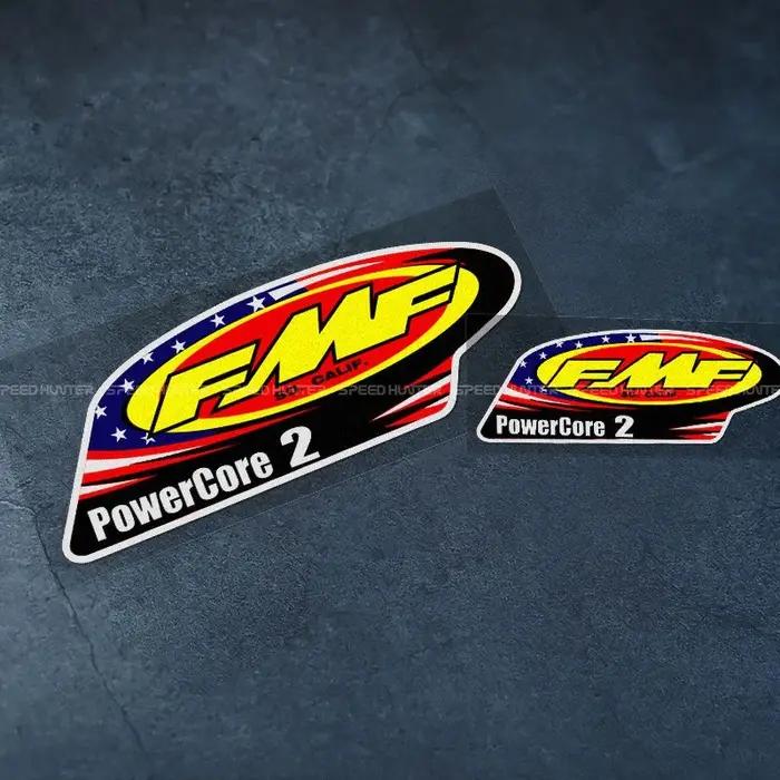 Pour GP sponsor FMF POWERCORE2 moto casque Auto carrosserie décalcomanies décoration voiture style P