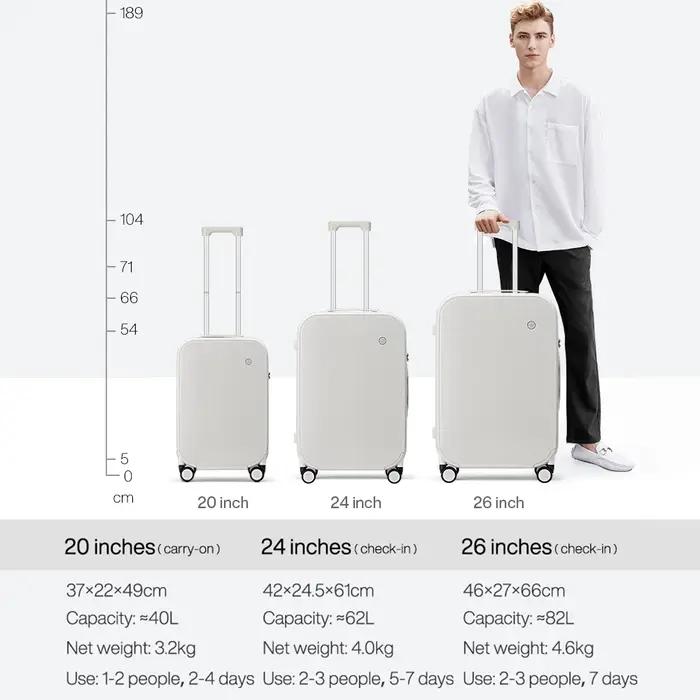 Mixi – valise de voyage pour hommes et femmes, Design breveté, valise à roulettes, boîtier de chario