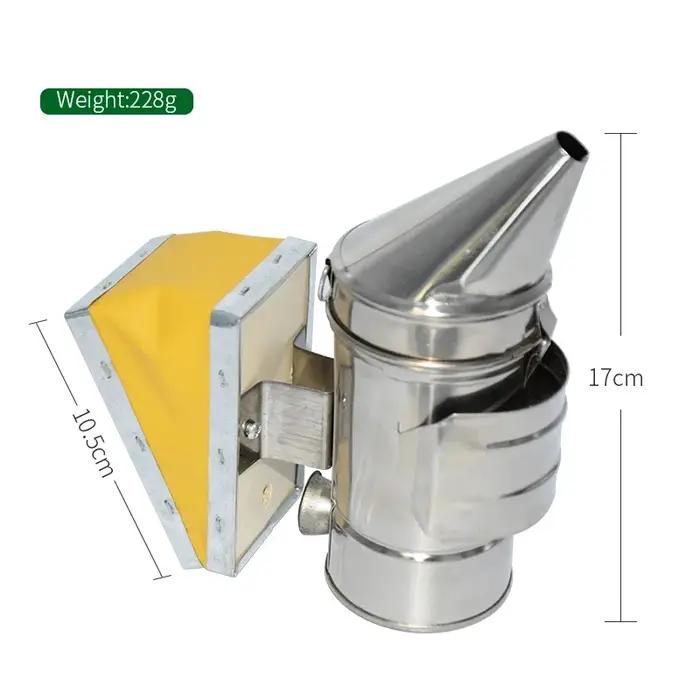 Fumoir d'apiculture en acier inoxydable pour ruches, fumoir à abeilles pour enfants, outils d'apicul