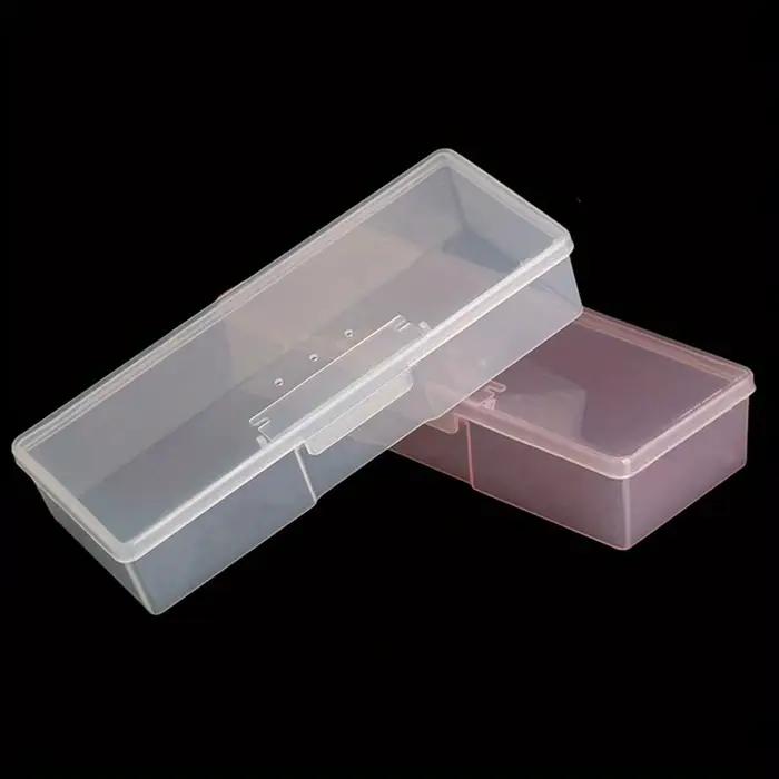 Boîte de rangement pour Nail Art, organisateur d'accessoires pour ongles, conteneur en plastique cub