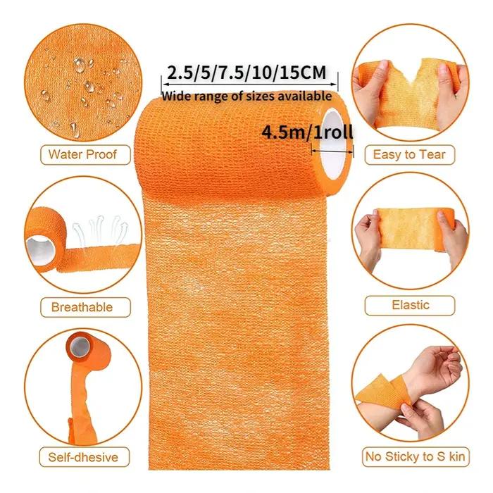 Bandage de sport élastique en élastoplast protection poignet paume doigt bras épaule genou cheville jambes animaux tatouages sécurité