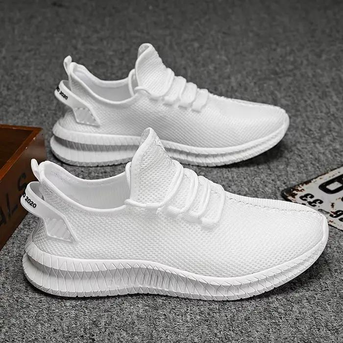 Chaussures de course respirantes pour hommes et femmes, baskets légères vulcanisées à plateforme, à