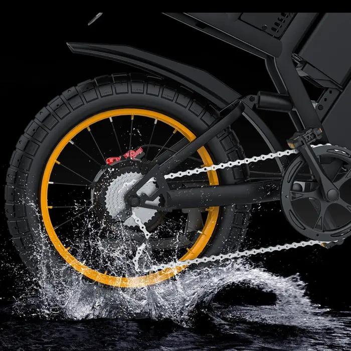 Vélo électrique Coswheel pour adultes 2000W 60V Moto Tout-Terrain VTT Fatbike 20 pouces探险骑行电助力自行车成人群山探险终极利器