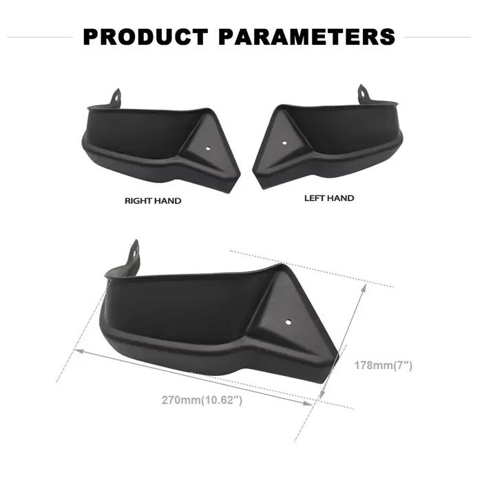 Protège-mains de frein, coque de protection, pare-vent, couvercle de déflecteur, accessoires de moto