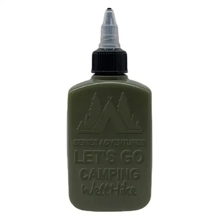 Bouteille à presser pour huile de Camping, bouteilles à condiments à presser de 100ml avec buses, di