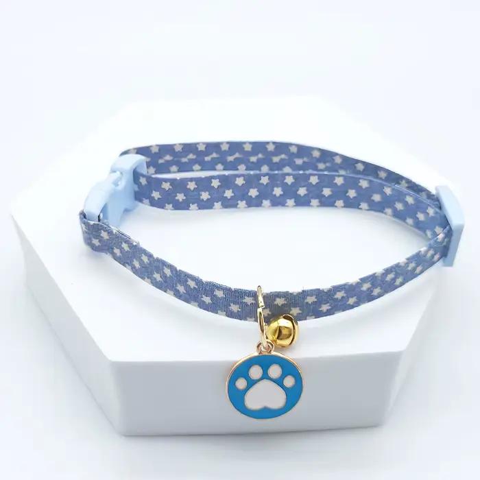 Collier réglable pour animaux de compagnie, avec cloche, pour petit chien, pendentif mignon, accesso