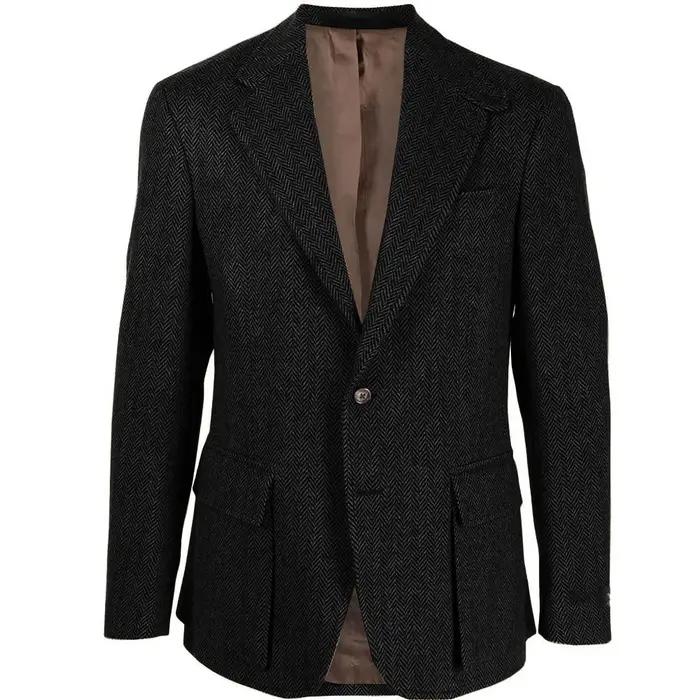 Élégant homme robe vestes hommes costume hommes nouvelle veste à chevrons affaires décontracté simpl