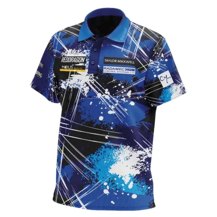 Polo Red Dragon Luke Humphries World Champion Tour - Dartshirt Sports Dry Quickly T-shirt pour homme