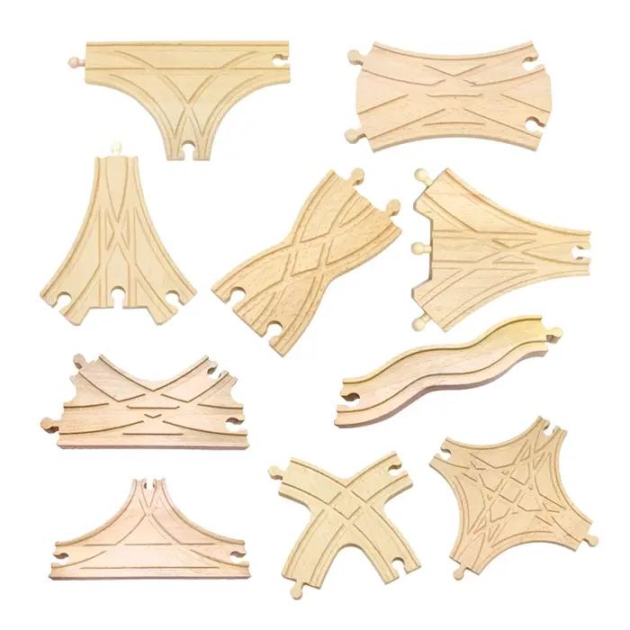 Jouet de Train en Bois Magnétique Accessoires en Vrac Piste KX Jeu d'Anniversaire Cadeau Pour Garçon Occasion Spéciale