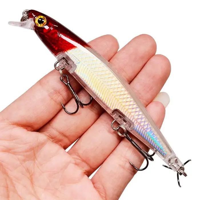11 cm 12.9g leurre de pêche méné Laser dur appât artificiel yeux 3D Wobblers de pêche brochet carpe