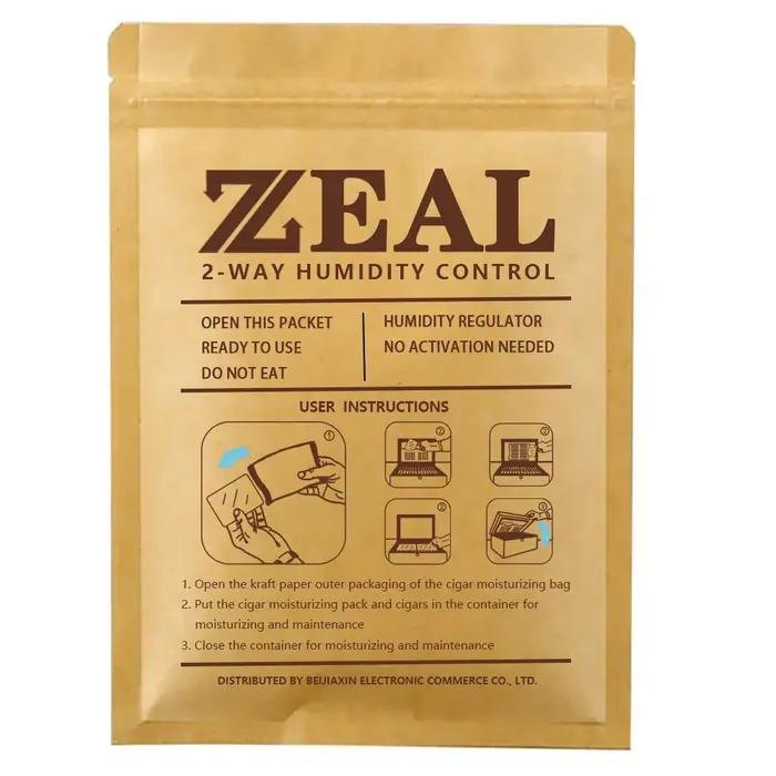 Paquets Humidor 62% 8 grammes humidité cigares 69% contrôle de l'humidité bidirectionnel humidifier