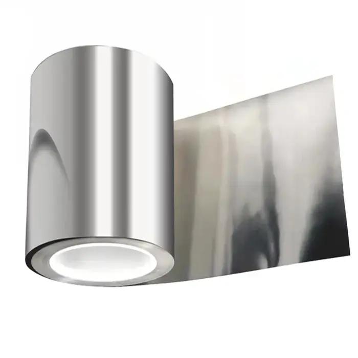 Bande de tôle en acier inoxydable 304, 1 mètre, épaisseur 0,01 0,02 0,05 0,1 0,2 0,3 0,4 0,5 mm