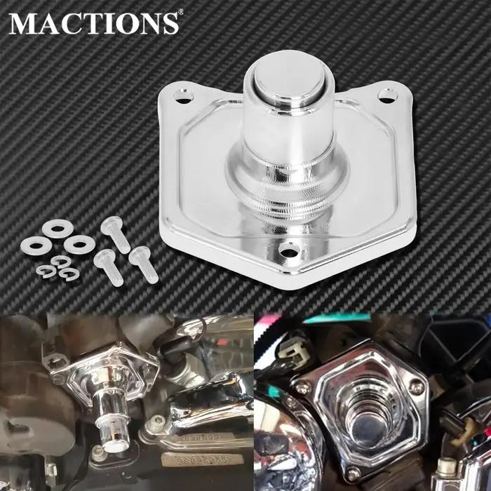 Couvercle de solénoïde chromé de moto, bouton poussoir de démarreur pour Harley Dyna Street Bob Fat
