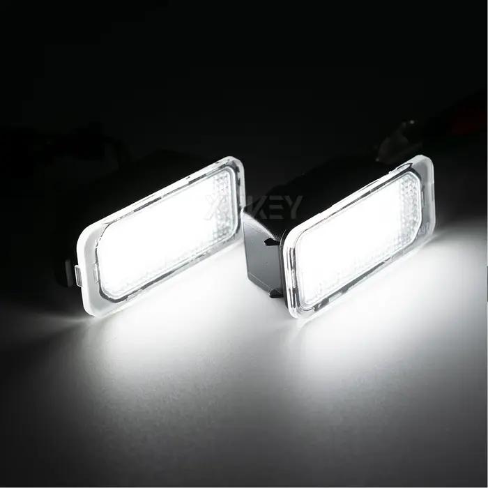 2x LED numéro plaque d'immatriculation lumière xénon blanc lampe unités de remplacement pour Ford FO