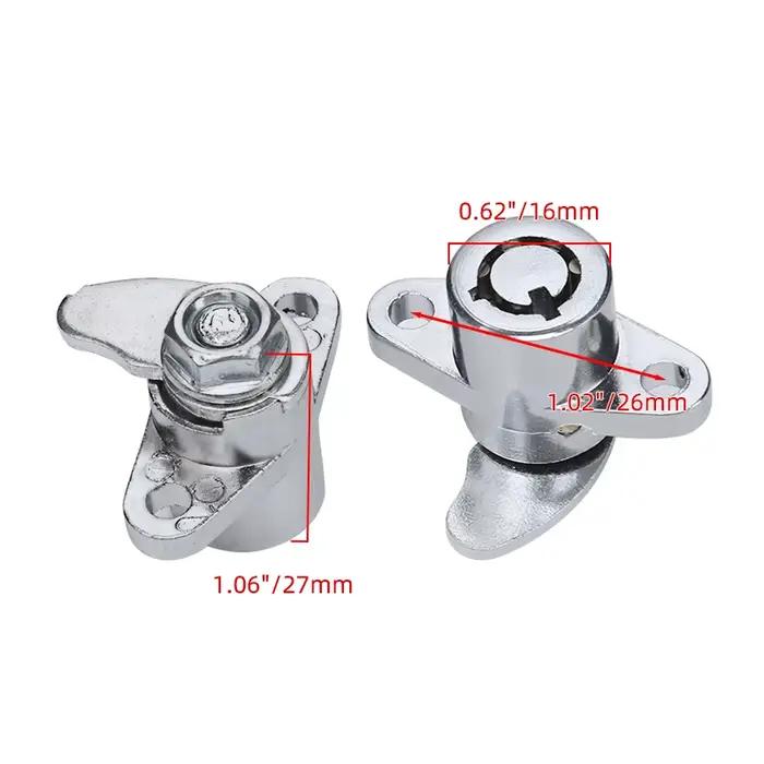 Jeu de serrures de sacoche rigide à 4 clés, pièces de moto pour Harley Touring Road Glide Road King