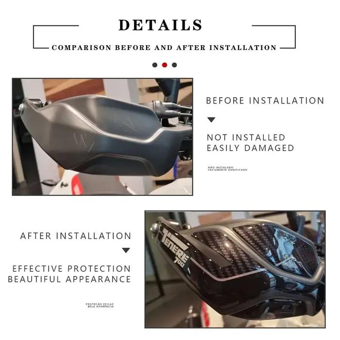 Tenere 700 autocollants accessoires de moto 3D résine époxy autocollant Protection autocollants Kit