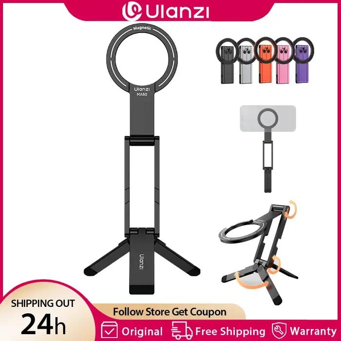 Ulanzi MA60 trépied de téléphone pliable Magsafe pour téléphone portable iPhone support de téléphone