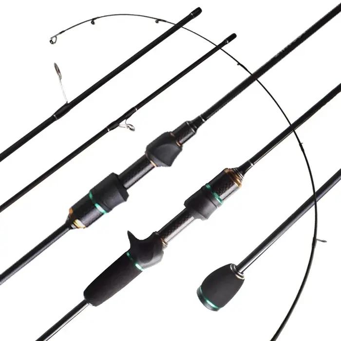 Mavllos assaut appât canne à pêche L.W 0.6-8g solide pointe rapide ultraléger carbone UL pêche carpe