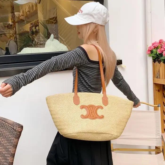 Sac à main en cuir rétro classique pour femme, sac de luxe de créateur parisien, sac fourre-tout sim