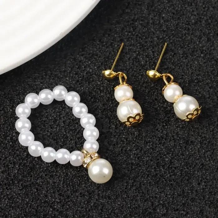 Accessoires de poupée, bijoux en perles blanches, collier, Bracelet pour poupée 1/6, décoration à la
