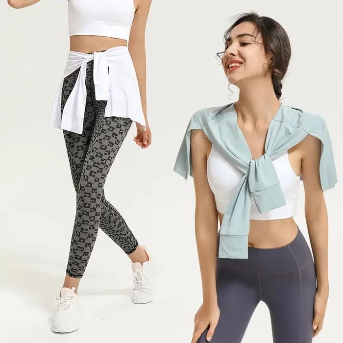 Jupe de gymnastique enveloppante femme - Couvre-fesses pour fitness, danse et yoga - Courte et pratique