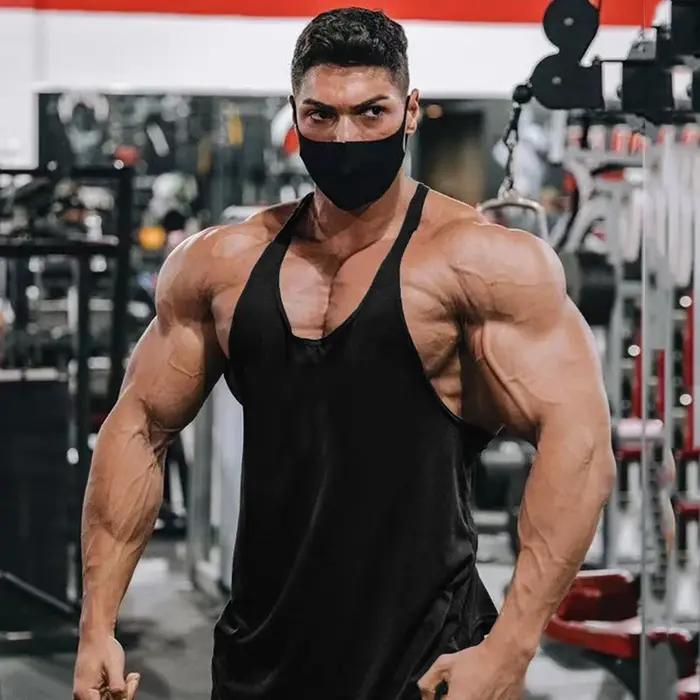 Débardeur sport homme sans manches - Coton respirant pour musculation et fitness été