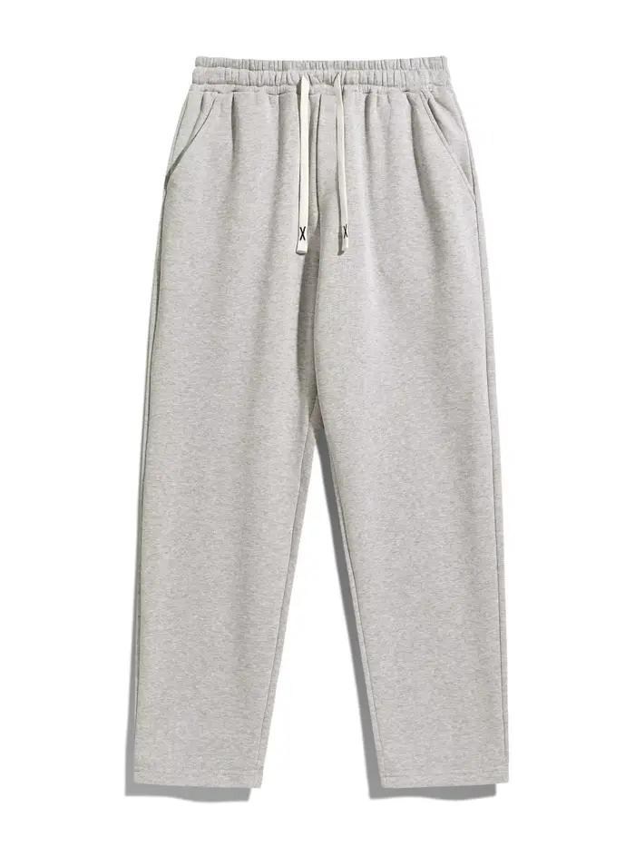 Pantalon de sport décontracté pour homme, 5 pièces, coupe droite, tissu confortable, idéal pour les