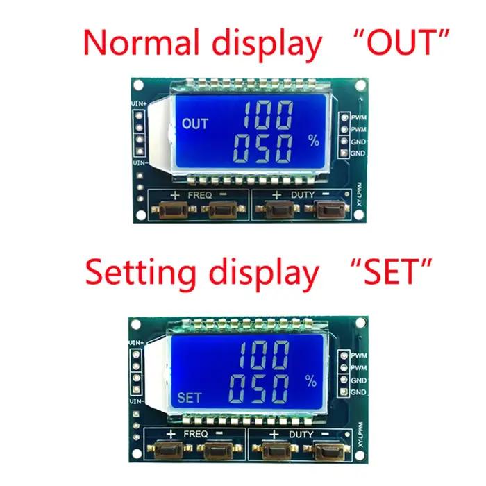 Générateur de Signal double Mode DC 3.3V-30V, 1 canal, 1Hz-150KHz, onde carrée, LCD, PWM, fréquence