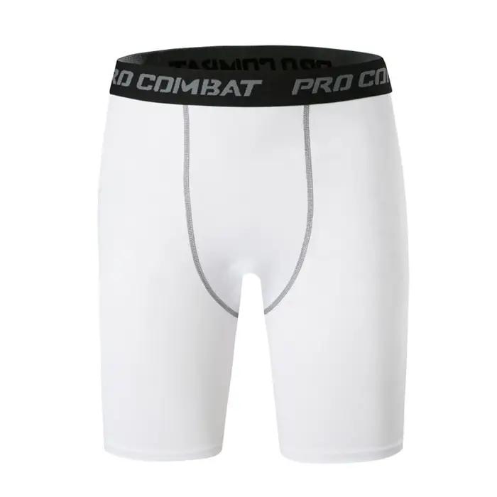 Leggings de basketball pour hommes compression cinq points séchage rapide sous-vetement pour course a pied et entraînement intense