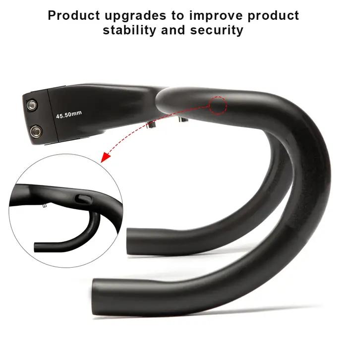 Guidon de vélo de route en carbone RXL SL intégré avec potence 1-1/8 pouces, guidon de vélo en carbo